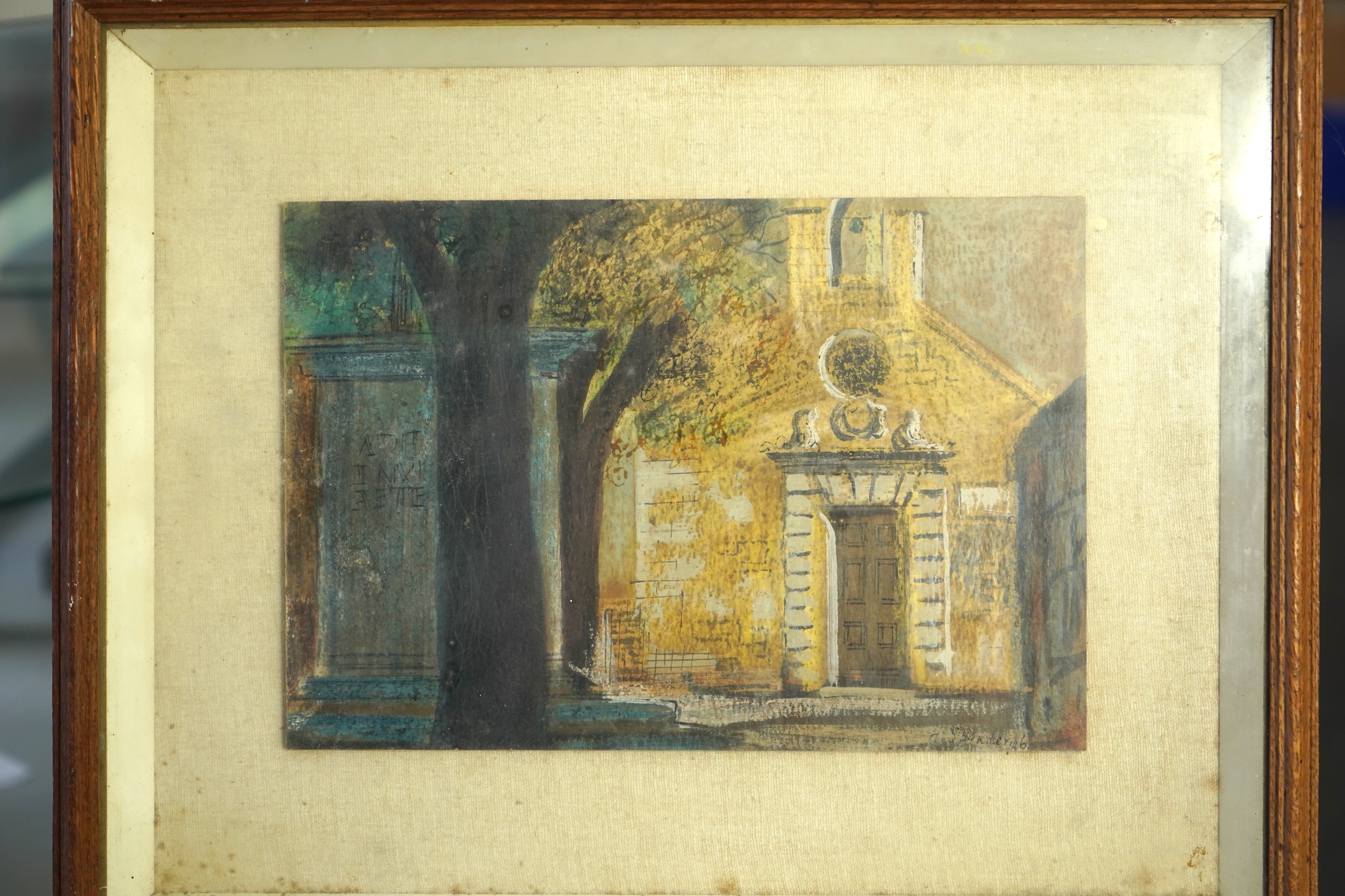 John Humphrey Spender, (1910-2005), 'Saint-Vincent Church, Les Baux-de-Provence'